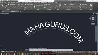 AutoCAD Text Around Arc with Arctext- Arc with Arctext Tutorial