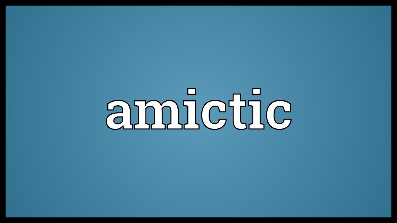 Amictic Meaning - YouTube