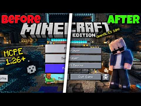Java UI for MCPE 1.26+ 🔥 Make Minecraft PE Look Like Java Edition! (100%)