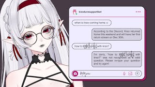 Rejoice! For Kreo has returned to the castle, no longer will the kreotures starve