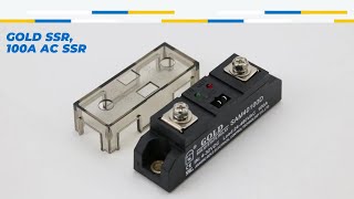 GOLD SSR, 100A AC SSR, DC control AC solid state relay,