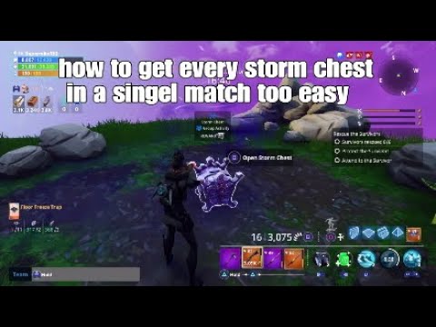 Fortnite Pve How !   To Find Every Time Storm Chests In A Match - fortnite pve how to find every time storm chests in a match easy