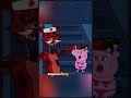 Peppa and George opened the door and were stunned by what they saw