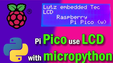 Display Data: Full LCD Control (20x4 or 16x2) with microPyhton