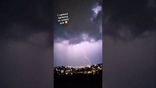 I Captured Lightening On Camera, Wow .