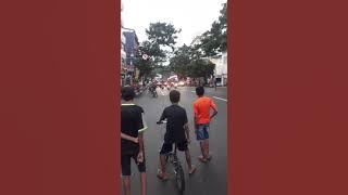 pawai kemenangan Belanda atas Austria di Ambon