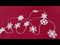 Создание новогодней гирлянды из «снежинок» с министробоскопами
