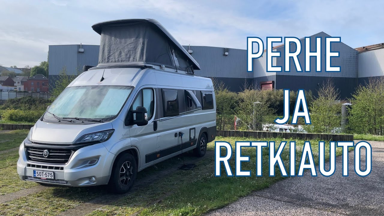 Sardiinit purkissa: 4 ihmistä ja 2 koiraa retkiautossa #retkiauto #vanlife
