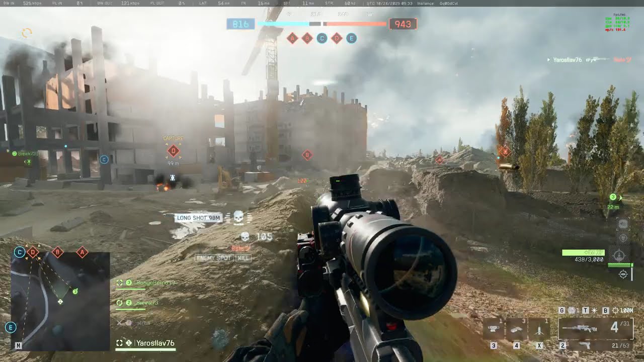 Ryzen 5600 GTX 1080TI Battlefield 6 1440p