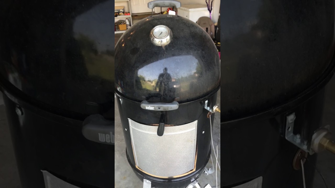 Weber Smokey Mountain Smoker Modifications YouTube