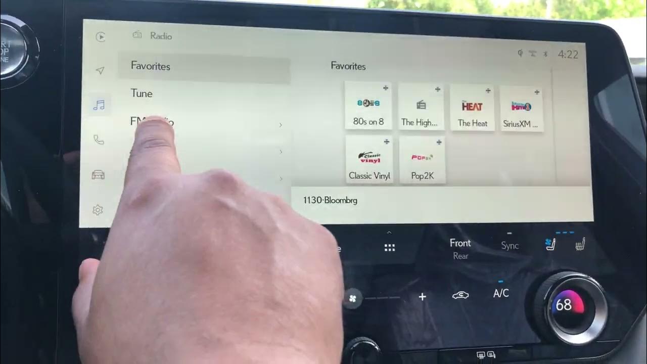 How find Channel 0 your Radio ID on Sirius XM on the NEW LEXUS