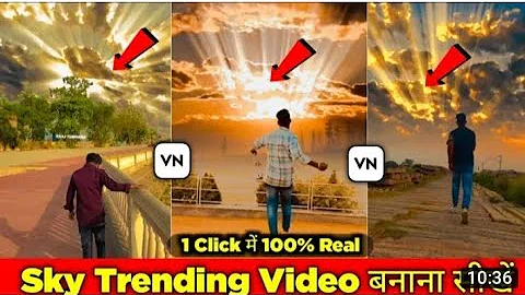 Video ka Sky kaise change kare || Sky cloud Effects video Editing VN App Sky change VN videoediting