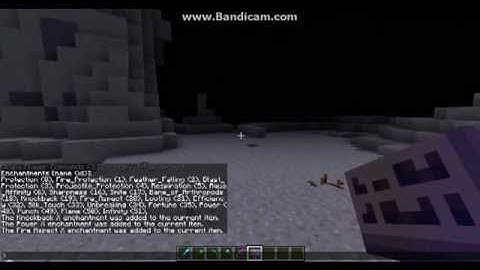 How to Enchant Iteims with single player commands 1.2.3