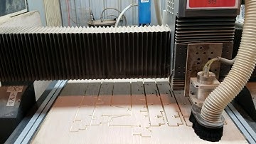 CNC Router Timelapse - 3/4" Oak Plywood - Bed Project Sheet 4