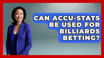 Can Accu-Stats Be Used For Billiards Betting? - Billiards Hustlers