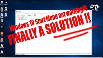 How to Fix Start Menu Not Working on Windows 10? ( SOLVED )