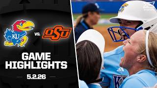 Kansas vs. Oklahoma State Highlights (5.2.26) | 2026 Big 12 Softball