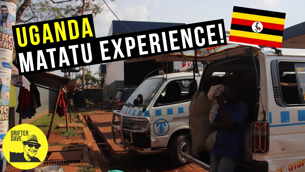 Ugandan MATATU experience! Jinja - Kampala by shared minibus taxi (More comfortable than you think!)