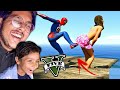 GTA 5 : EVIL SPIDERMAN Kills PEOPLE RAGDOLL | GTA V GAMEPLAY