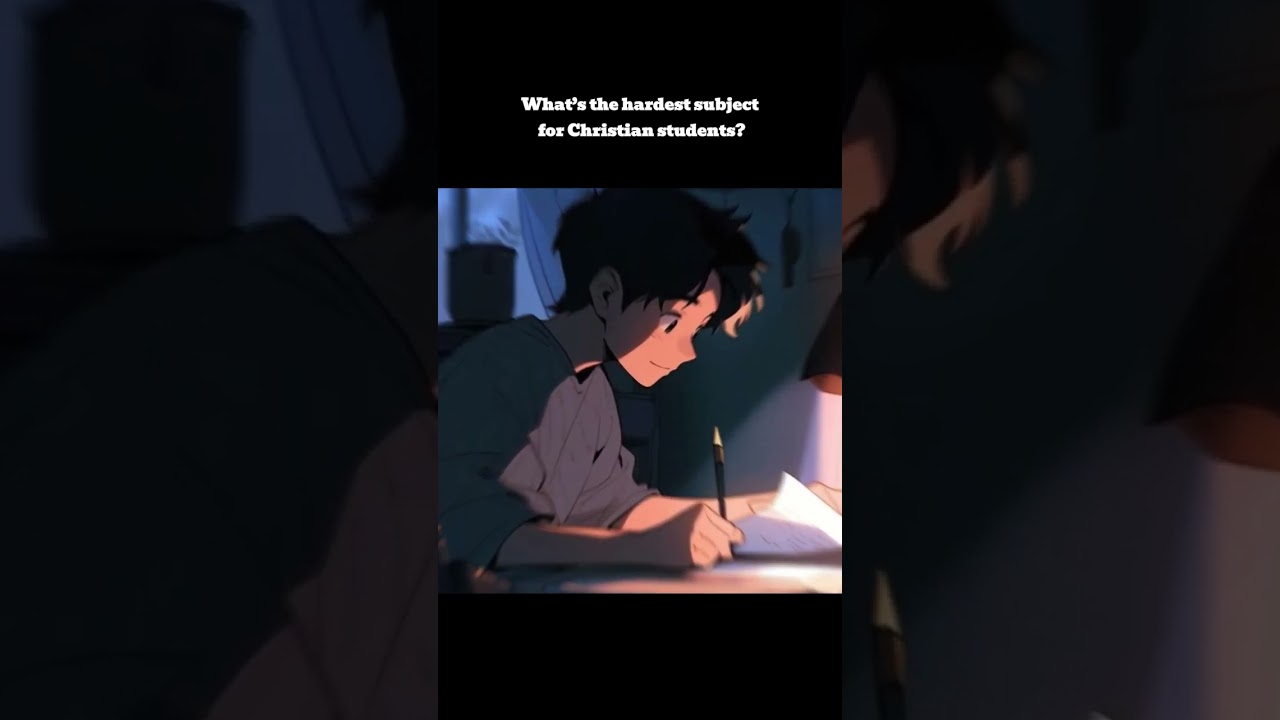 "What's The Hardest Subject for Christian Students 😰📚" Let me know in the comments