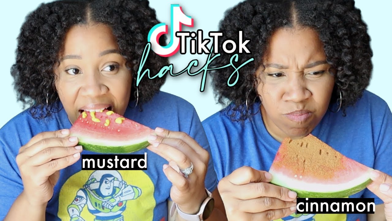 Trying TikTok Watermelon Hacks *Why would anyone do this?* YouTube