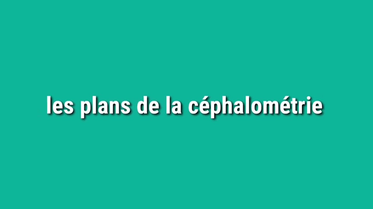mémorisez🧠🧠tout  les plans de la céphalométrie en #odf.....just en 5min😍