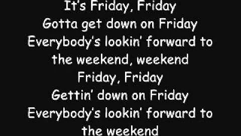Rebecca Black - Friday (Lyrics)