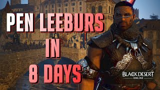 BDO - Pen Leeburs in 8 Days. Galaxy Struggling in a 15v3 and then Dodging?