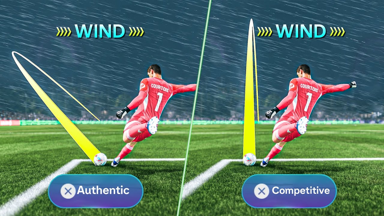 FC 26: Competitive vs Authentic Gameplay – Realism, Physics & Wind Effects Tested!