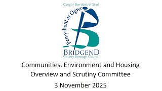 Communities, Environment and Housing Overview and Scrutiny Committee - 3 November 2025 - Part 2