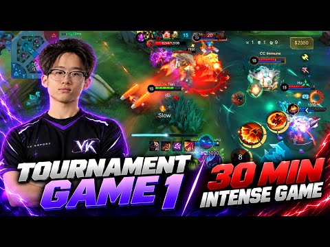 My FIRST Tournament Game With My NEW Team Was CRAZY... (Full coms gameplay)