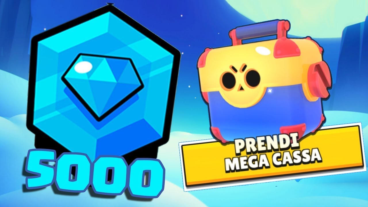 Apro La Mega Cassa Dei 5000 Su Brawl Stars Brawl Stars Ita Youtube - youtube brawl stars grax apro 2 mega cassa