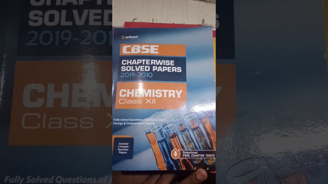 New arihant chemistry class 12 chapter overview YouTube