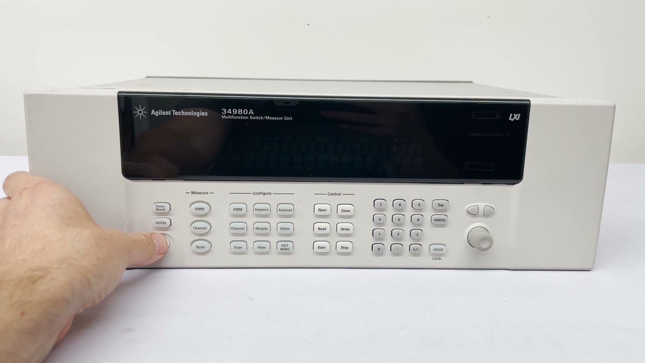 Agilent / HP / Keysight 34980 A Multifunction Switch / Measure Unit ...