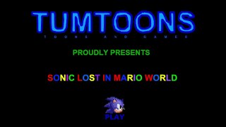 Sonic Lost in Mario World - Full Flash Game Longplay screenshot 1