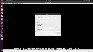 How to convert  mp4 to mp3 in Linux Ubuntu