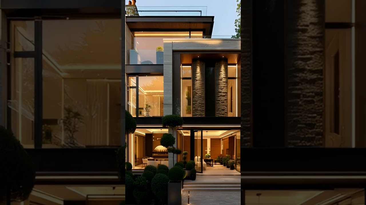 Modern House Fire Pit Magic