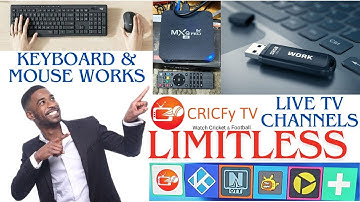 Pen Drive & Keyboard Mouse Works In MXQ Pro 4K 5G with Live TV Channels