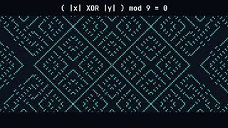 Can Simple Logic Draw Beautiful Math Patterns — XOR & Binary, Visualized (4K)