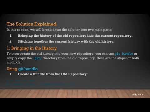 How to Use git bundle for Importing Code Back into Your Repository