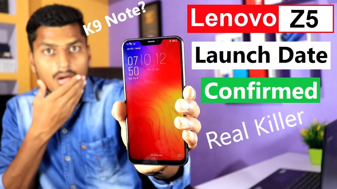 Lenovo Z5 Launch Date in india Coming soon lenovo K note series 16 October bluemotion technology explained