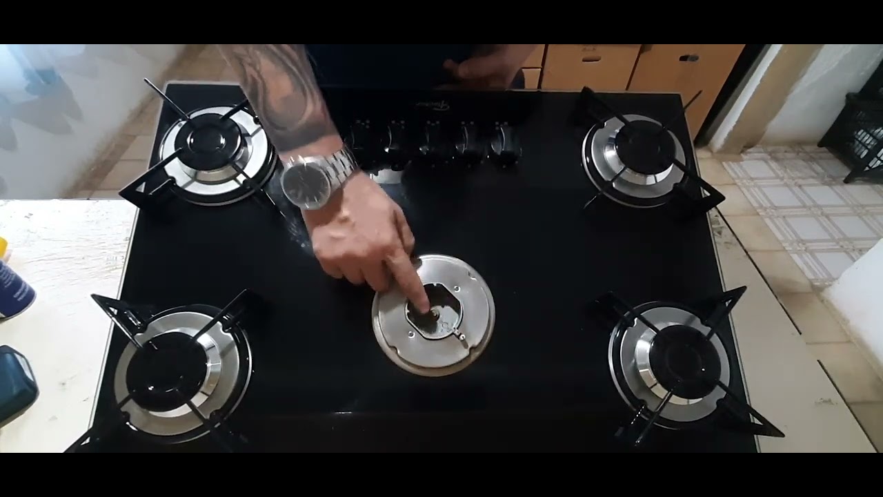 Como Desentupir Fogão Cooktop c/ a Chama Baixa Fraca ( resolvido )