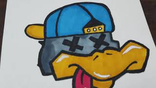 Drawing A Crazy Doodle Duck