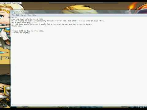 MAplestory PrivateServer Error Please Help!