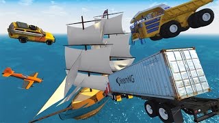 Best Of Destroying Pirate Ships With Cars - 2,000 Subscribers Special BeamNG.drive Best Of Destroying Pirate Ships With Cars - 2,000 Subscribers Special BeamNG.drive