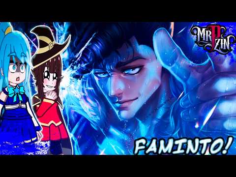 Konosuba React To ♪ Ryu Ishigori (Jujutsu Kaisen) | Faminto | AniRap | Gacha React | Kazuma As