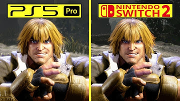 Street Fighter 6 PS5 Pro vs Nintendo Switch 2 Graphics Comparison