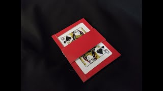 Vanishing queen magic trick revealed & how to make.
