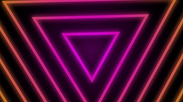 Vintage Retro Colorful Triangle Rotated Tunnel  Background Loop 4K(Free)