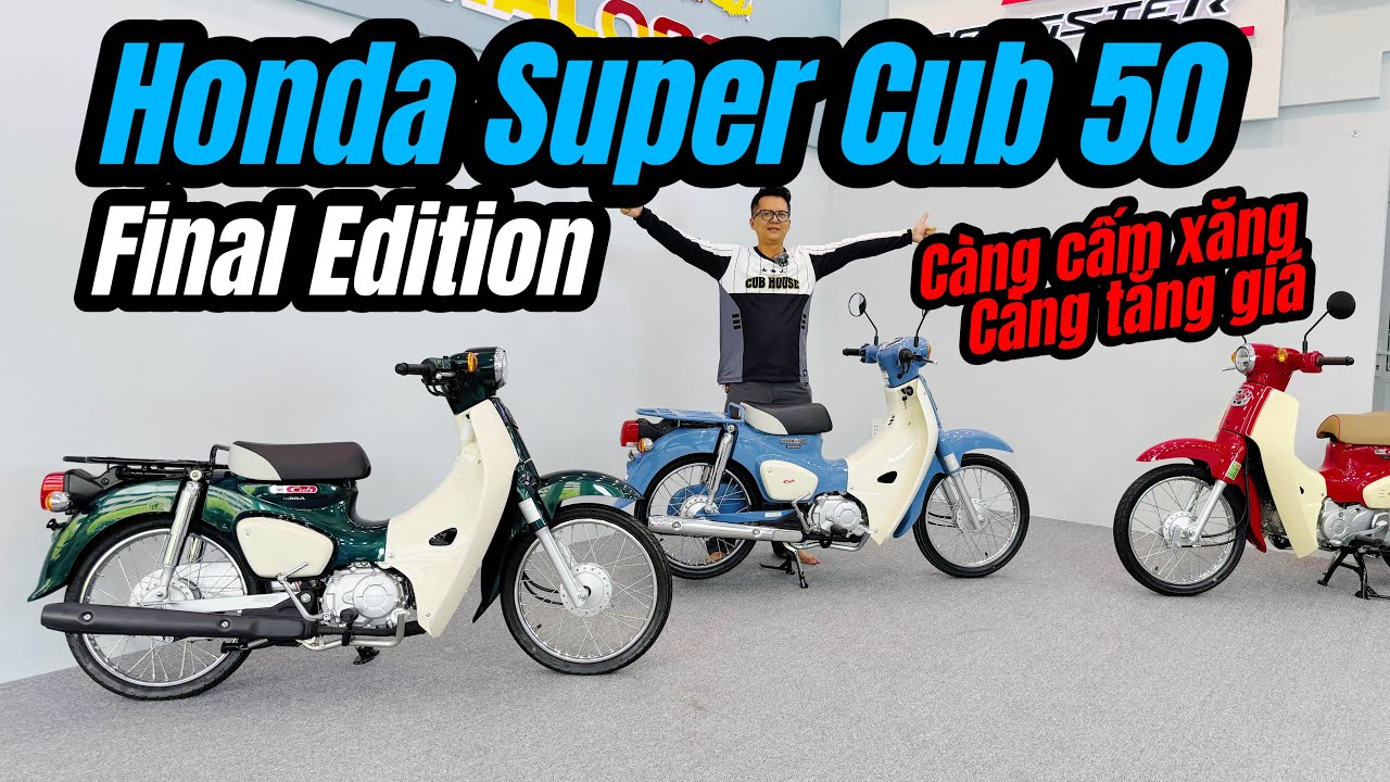 Honda Super Cub 50 Final Edition bản cuối cùng đã có giá bán